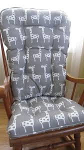 rocking chair or glider cushion set in grey with by cottageaccent rocking chair cushions rocking chair nursery rocking chair covers