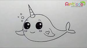 How to draw a box of chocolates + spotlight ». How To Draw Narwhal Easy Youtube