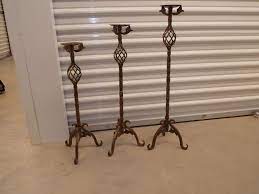 2pcs candle holder white vintage castle candle holders candlesticks lantern. Wrought Iron Floor Candle Holders Ideas On Foter