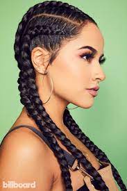 Becky Beckyg Favorite Female Artist Latin Music Amas Lamas 2018 Photos Photographs Nominees Billboard Hair Styles Becky G Hair Braided Hairstyles