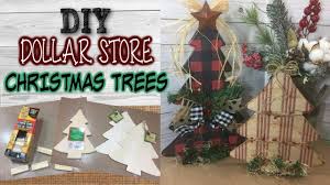 Diy Dollar Store Christmas Trees Farmhouse Inspired Rustic Christmas Decor Tree St Dollar Tree Christmas Decor Dollar Store Christmas Christmas Decor Diy