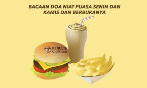 Yang didalamnya juga akan terdapat pembahasan mengenai doa niat puasa senin kamisbacaan niat puasa senin kamis, niat puasa senin kamis dan doa berbukanya, niat puasa senin kamis sekaligus membayar hutang puasa ramadhan, cara niat puasa senin kamis, niat puasa senin kamis dan manfaatnya, lafadz niat puasa senin kamis, niat puasa. Bacaan Doa Niat Puasa Senin Kamis Dan Berbukanya Penulis Cilik