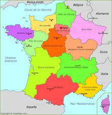 Llevar mascarilla en lugares al aire libre en francia deja de ser obligatorio a partir de mañana y el toque de queda termina antes de lo programado tenemos que darlo todo en las próximas semanas. Mapa Politico De Francia Francia