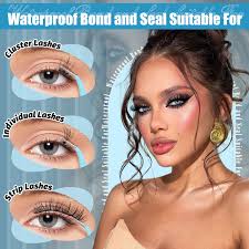 Amazon.com: Lash Glue Bond and Seal Strong Hold Lash Cluster Glue 2-in-1  Waterproof Lash Bond and Seal Eyelash Glue for Lash Clusters Long Lasting  Cluster Lash Glue for Eyelash Clusters 10ML by