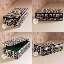 قط عسيري صناديق صندوق طراز رسم box boxes paint hand made assir assiri decor handmade art branding design