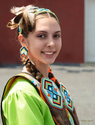 Native American young woman ~