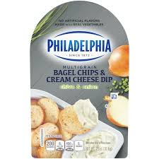 Kraft Philadelphia Bagel Chips Chive Onion Cream Cream Dip Instacart In 2020 Bagel Chips Cream Cheese Dips Multigrain Bagels