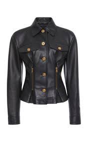 Click Product To Zoom Leather Jacket Jackets Versace