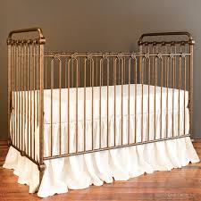 Our gold baby bedding can work for a boy or a girl! Joy Baby Crib Vintage Gold
