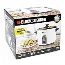 Black And Decker Rice Cooker Plus Directions Black Decker 16 Cup Multi Use Rice Cooker Crock Pot Slow Cooker Black Decker Cooker