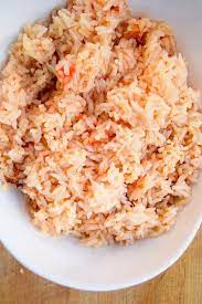 Quick And Easy Spanish Rice In The Rice Cooker Dad With A Pan Recipe Spanish Rice Easy Spanish Rice Rice Recipes For Dinner
