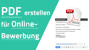 Es ist schnell, glatt und punktgenau. Pdf Datei Erstellen Fur Online Bewerbung Youtube