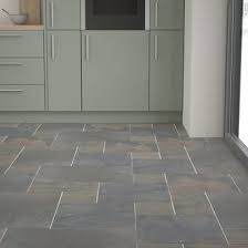 Brazilian grey/green calibrated slate tile 60cmx90cm. Slate Tiles For Floors Topps Tiles
