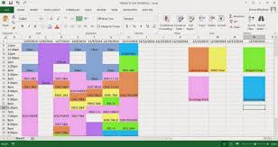 How To Make A Finals Study Schedule With Microsoft Excel Seeking The South In 2020 Study Schedule Study Schedule Template Study Timetable Template
