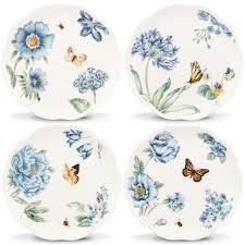Also set sale alerts and shop exclusive offers only on shopstyle. Lenox Butterfly Meadow Blue Dw Dessert Plate Set Of 4 Chinaroyale Com