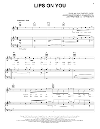 Maroon 5 lips on you. Maroon 5 Lips On You Sheet Music Pdf Notes Chords Pop Score Piano Vocal Guitar Right Hand Melody Download Printable Sku 196171