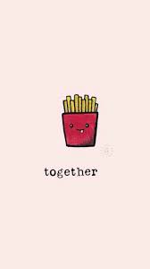 Burger And Fries Friends Wallpaper Best Friend Wallpaper Happy Wallpaper