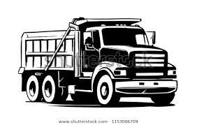 Tipper Truck Vector Illustration Stock Vector Royalty Free 1153006709 Trucks Tipper Truck Mack Dump Truck
