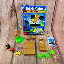 Angry Birds Board Game Knock On Wood Original Packaging Kids Toys Mattel W2793 Wood Games Kids Toys Mattel