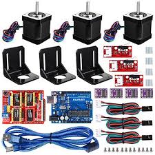Professional 3d Printer Cnc Kit For Arduino Kuman Grbl Cnc Shield Uno R3 Board Ramps 1 4 Mechanical Switch Endstop Drv8825 A498 Cnc Steuerung Arduino Cnc Cnc