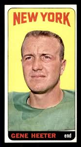 1965 Topps Football #115 Gene Heeter EX *e1