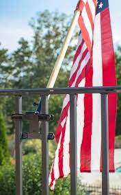 Could hang 20 in width large. Flag Pole Mount For Pickets Measuring 1 2 3 4 In Thickness Flag Flagpole Brackets Plant Hangers More Flag Pole Flag Pole Bracket Flag Pole Landscaping