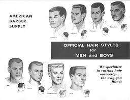 Black Men Haircuts Chart Hair 1950s Mens Hairstyles