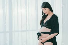 Lifestyle Portrait Beautiful Asian Japanese Pregnant Woman In Stock Photo Picture And Royalty Free Image Image 138139005