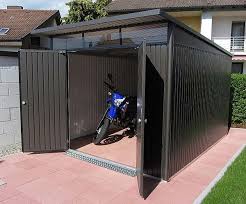 Modernes Metall Geratehaus Mit Pultdach Haus Gartenhaus Modern Design Gartenhaus