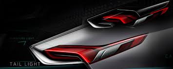 Buick Riviera Concept Tail Light Design Sketch Concept Car Design Automotive Design Car Headlights