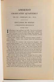 The Meaning Of Robert Frost S The Figure A Poem Makes Martyn Crucefix