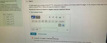 Solved A Single Electron Has A Charge Of 2 8 10 15z Usi Chegg Com