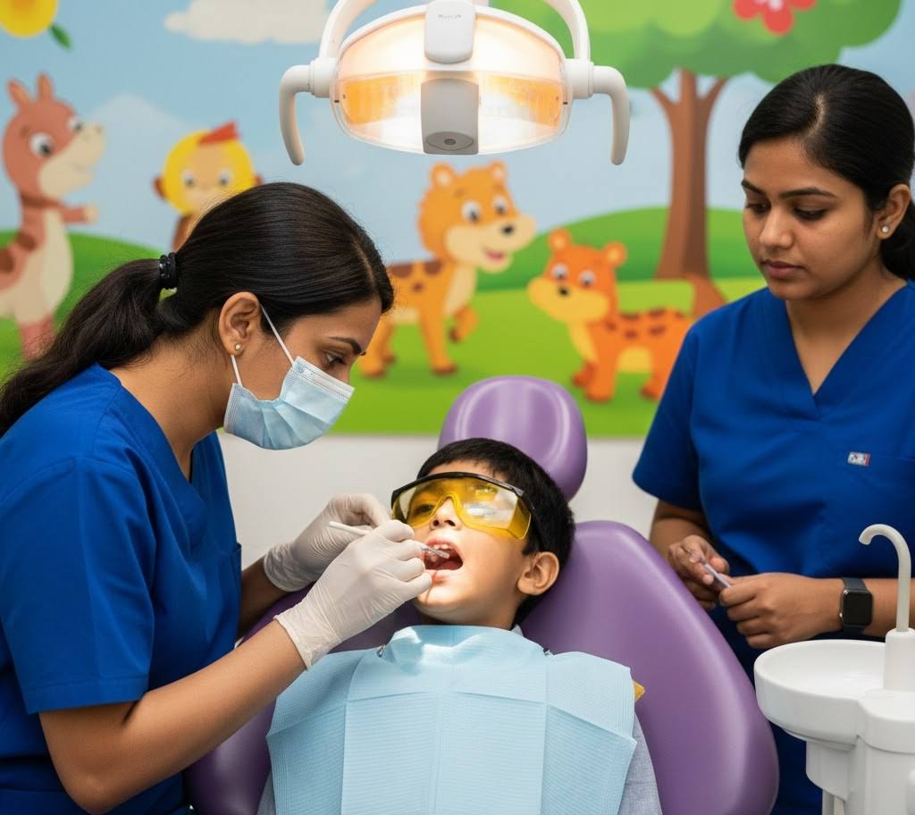 Fluoride treatment for children product image