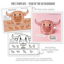 Save $3.00 off (1) blue rhino propane tank printable coupon (click the above link to get this coupon) blue rhino propane tank is america's #1 brand of propane and it is a convenient fuel for grills and. Year Of The Ox Printable Headband For Kids 2021 Chinese New Year Craft