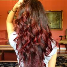 Brown Hair Red Tips Red Ombre Hair Ombre Hair Color Hair Hacks