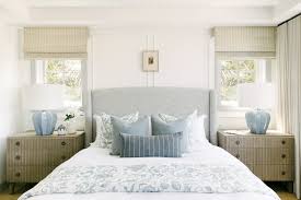 Gold canopy bed with a gray headboard in a transitional bedroom dressed with white and blue greek key bedding finished with monogrammed shams lovely white bedroom with a white canopy bed and white bedding surrounded by shiplap walls and pink french pleat curtains on windows fitted with. How Often Should You Wash Your Duvet Cover And Duvet Insert Martha Stewart