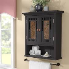 Floating, wall hung bathroom wall storage cabinets. Wall Mounted Bathroom Cabinets Wayfair