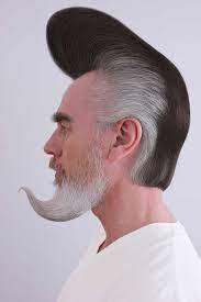 Yes But Is It Art Mens Hairstyles Crazy Hair Beard No Mustache