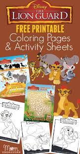 Check out the masks, coloring sheets and mazes you can easily print off here. Disney S The Lion Guard Coloring Pages Activity Sheets Mom Endeavors