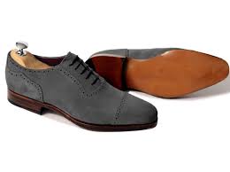 Handmade Men Dark Gray Oxford Shoes Suede Leather Shoes Shoes Grey Oxford Shoes Gray Oxford Shoes Men Leather Shoes Men