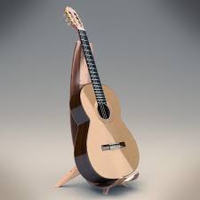 24 Free 3d Models In 2020 Classic Guitar 3d Model Guitar