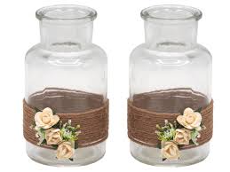 Trendige hochzeitsdeko und schöne ideen zu tischdeko, partydeko und raumdeko für deine hochzeit. 2 Vasen Hochzeit Vintage Tischdeko Deko Glaser Creme Rosen Enie Kaufen Bei Zauberdeko De