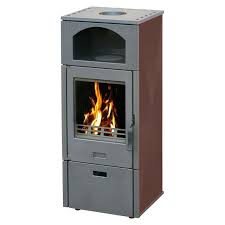 Eek A Kaminofen Plamen Laguna Braun Mit Herdplatte 8kw In 2020 Design Kaminofen Kaminofen Kamin
