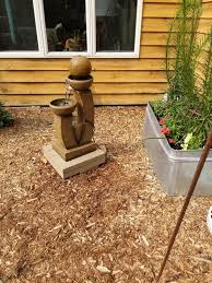 Curved Columns 31" High LED Light Modern Fountain