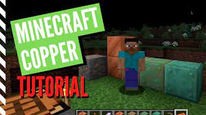 It also brings a bunch of new blocks to build and play with, including copper. How To Get Use Copper In Minecraft 1 17 Minecraft Copper Tutorial Youtube