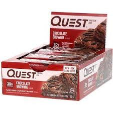 Quest Nutrition Protein Bar Chocolate Brownie 12 Bars 2 12 Oz 60 G Each In 2020 Protein Bars Chocolate Brownies Quest Nutrition
