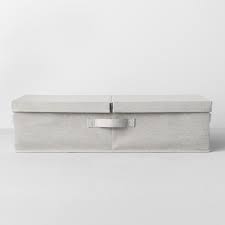 Ships free orders over $39. 24 75 X12 75 X6 5 Underbed Fabric Bin Light Gray Made By Design Target