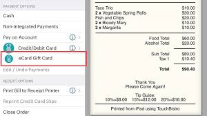 Free shipping on gift cards. Setting Up And Using Touchbistro Ecard Gift Card Touchbistro