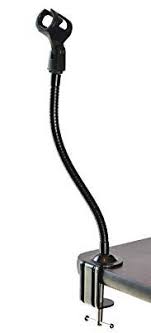 Spintech Flexible Gooseneck Microphone Stand With Desk Clamp For Radio Broadcasting Studio Live Broadcast Equipmen Microphone Stands Tv Station Live Broadcast