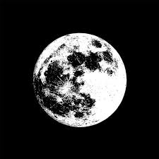 Full Moon Svg Print File Science Black White Halloween Star Space Instant Digital Clipart Vector Digital Clip Art Black White Halloween Photoshop Backgrounds